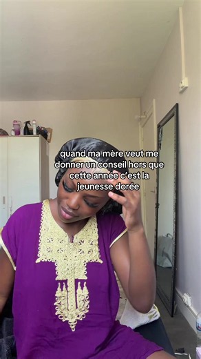Quand ma mère veut me donner un conseil — jeunesse dorée