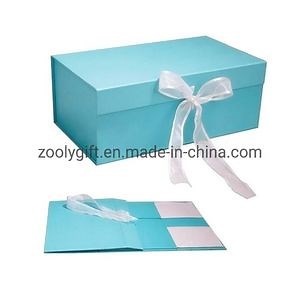 [Hot Item] Wholesale Cheap Color Foldable Packing Paper Boxes with Ribbon Closure