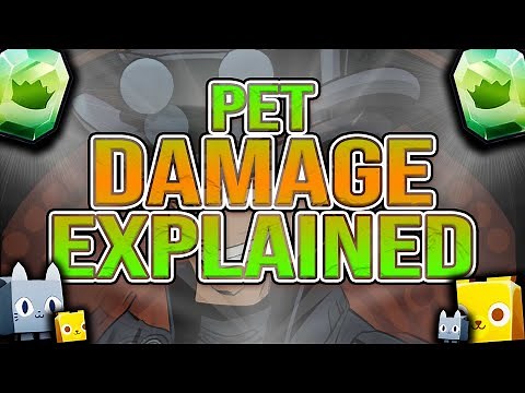 Pet simulator 99 pet damage explained (update 6). Part 1: gold, rainbow, shiny, and charms