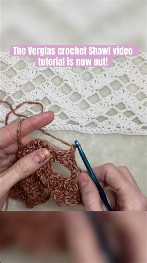 New Easy lace shawl pattern tutorial is out!