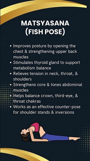 Fix Your Posture & Boost Energy🔥(Matsyasana / Fish Pose Benefits)