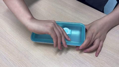 MACTANO Stainless Steel Snack Containers, Grab and Go Double Compartment Reusable Dip Containers with Lids 2PCS