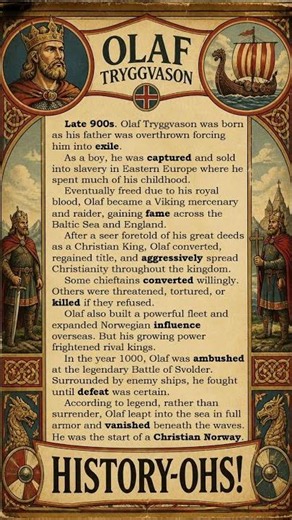 Olaf Tryggvason, the Viking Christian King [SHOT]
