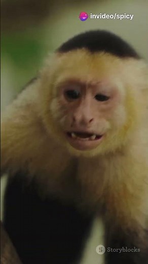 Capuchin Monkeys: Nature's Little Geniuses!🌳🐒 #capuchinmonkey #wildlifefacts #naturelovers #monkey