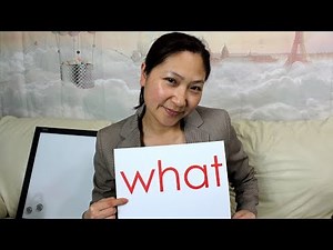 Learning Time! Read & Spell Sight Words: "What" - Teaching Video