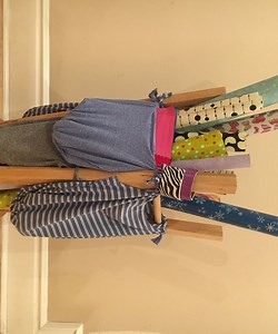 Craft Storage Stool on Wheels