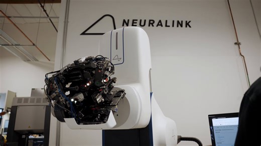 Neuralink just dropped a major update: They’re building a new surgical robot that can reach any region of the brain. The ultimate goal is to create a generalized neural interface basically a universal brain-computer interface (BCI) that can help treat any brain-related condition, from paralysis and epilepsy to Parkinson’s, spinal cord injuries, vision loss, and more.The 58-second video shows:• The advanced surgical robot in action on a brain model (super precise, avoiding blood vessels and adjus