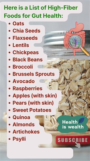 High Fiber Foods for Gut Health 🌱 Ultimate List 🔥