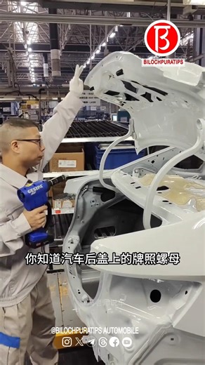 How are car license plate nuts secured? You'll understand after watching!