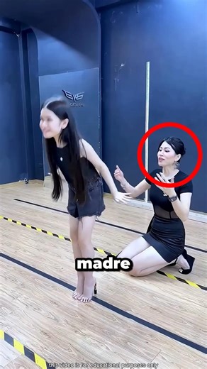 Mother trains her daughter to become Miss Universe 😮 #shorts
