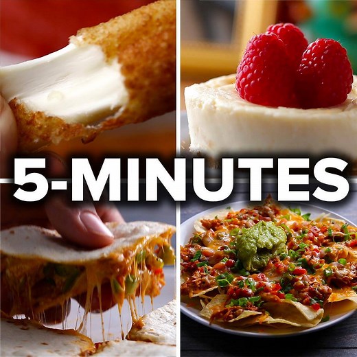 7 Recipes You Can Make In 5 Minutes | Tasty