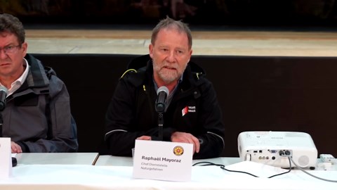 Glacier collapse buries Swiss village in mud and rocks