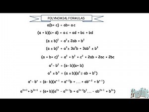 Polynomial Formulas
