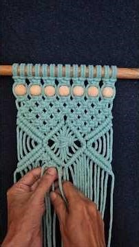 macrame wall hanging design #macrame #macrametutorial #diy #macramewallhanging #diymacrametutorial