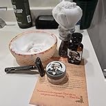 ROCKWELL RAZORS 2C White Chrome Double Edge Safety Razor With Adjustable Shave Settings and 5 Fully Recyclable Razor Blades. Reusable Safety Razors for Men and Women.