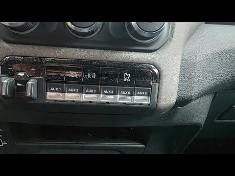 2019 Ram. Wiring factory Auxiliary switches. (EASY)