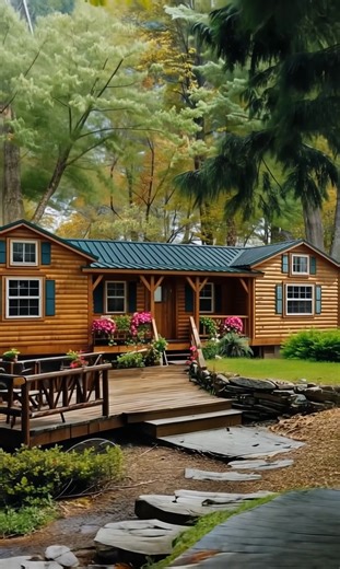 3.4K views · 104 reactions | Spectacular $16,348 Log Cabin That’s an Amish Masterpiece! | Log Cabin | Facebook