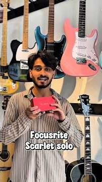 scarlet Focusrite solo is here!! #guitar #soundcard #focusritescarlett