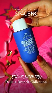 New & Exclusive: Sol de Janeiro Delicia Drench Jet Set 💜✈️ featuring minis of the hydrating body butter, nourishing shower oil and Cheirosa ’59 Perfume Mist ✨ | Space NK