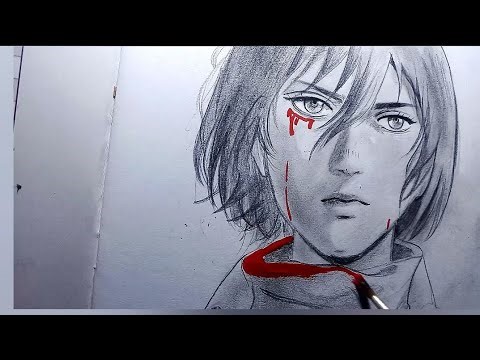 How to Draw Mikasa Ackerman | Attack on Titan Anime Drawing Tutorial