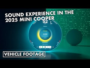 Driving sounds in the all new 2025 Mini Cooper