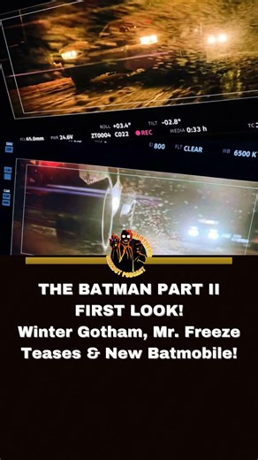 ​SNOWTIRES! Matt Reeves Debuts Chilling First Look at The Batman: Part II!