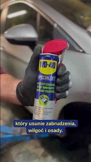 Jak wyczyścić wtyczkę czujnika ABS? #wd40