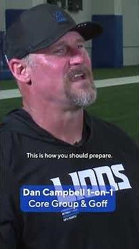 Detroit Lions head coach Dan Campbell talks core group and Jared Goff