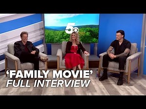 Kevin Bacon, Kyra Sedgwick, Travis Bacon talk new film 'Family Movie'