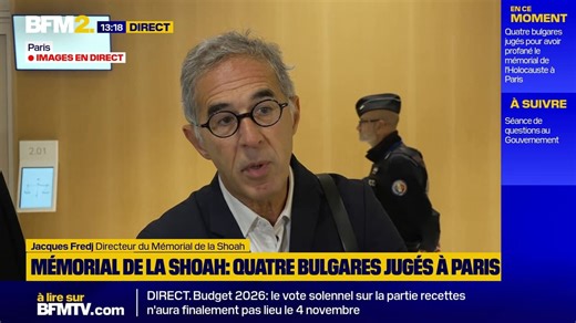 Mains rouges taguées sur le Mémorial de la Shoah: "une profanation", rappelle le directeur des lieux