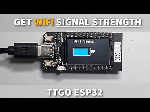ESP32 TTGO WiFi Signal Strength