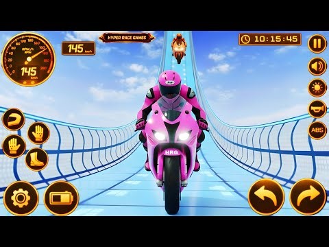 🏍️🔥 99% Impossible Bike Ramp Run - Extreme Mega Ramp Stunt Challenge - Android Gameplay