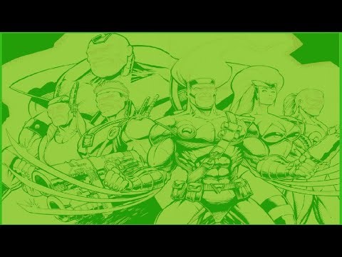 Inking Blood Force Wraparound Cover PT 7 - Making COMICS and ART EP 363