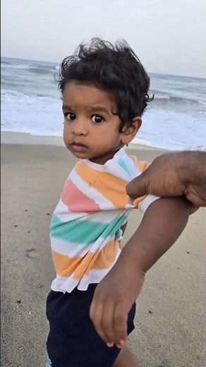 Tiny Toes in the Sand! 😍 Baby Beach Vibes!