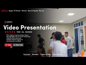 Video Presentation on Work Immersion | Netflix Inspired | BNHS