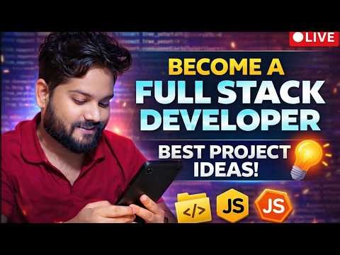 How to become Full stack Developer | Best Project Idea | Live Coding Talk 🔥