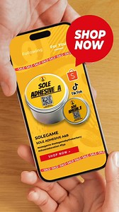 8.3K views · 26 reactions | Our own formulated Sole Adhesive, designed for premium shoe restoration.  Available now on Shopee Shop  https://ph.shp.ee/TQzA9w2 And TikTok Shop  https://vt.tiktok.com/ZS6aftFxB/?page=TikTokShop | SOLE GAME | Facebook