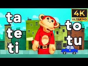 Siílabas TA TE TI TO TU En 4K ! El Mono Sílabo #monosilabo #aprenderaleer #lunacreciente
