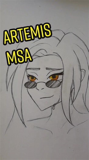 Captivating Artemis Drawing: Unveiling MSA Character Art