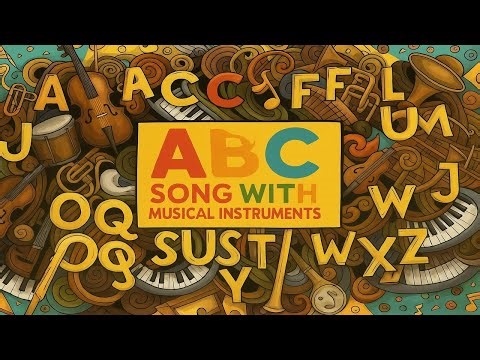 ABC Song Nursery Rhymes for Babies | Learn the Alphabet with Instruments