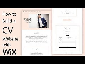 How To Build A CV Website