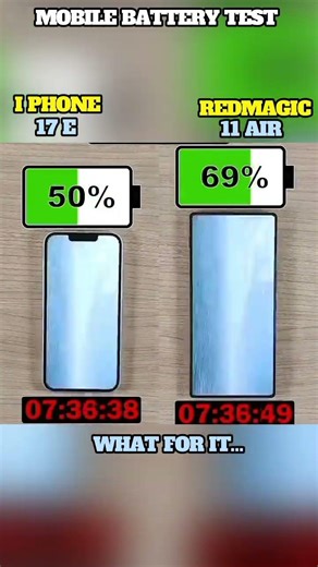 😱⚡ iPhone 17e vs RedMagic 11 Air SPEED TEST!! #viralshorts