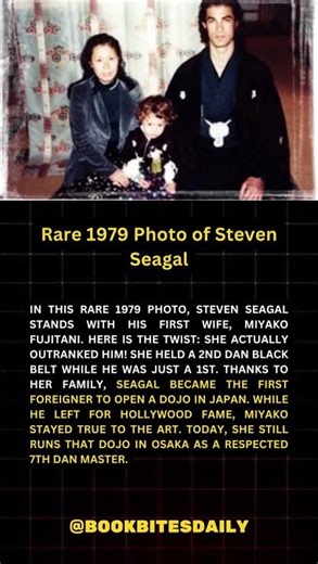 Rare 1979 Photo of Steven Seagal #shorts