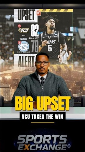 VCU STUNS UNC 😳 March Madness First Round Upset!