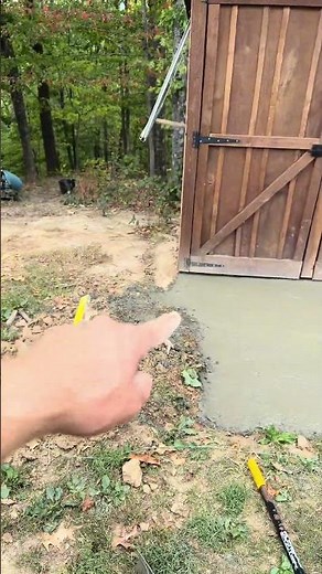 Made my own bull float for a small pad