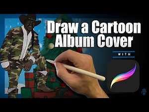 How to draw a Cartoon Album Cover with Procreate