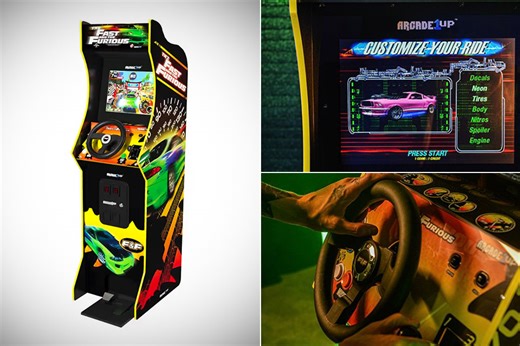 Arcade1Up Reveals The Fast & The Furious Deluxe Arcade Game Cabinet, Includes Steering Wheel