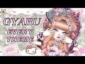 Dressing as *GYARU* for Every Theme 🌸୭ | Dress To Impress ꕤ .ﾟ