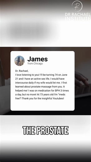 A man followed my advice about prostate massage. Start with a tennis ball for about 5 minutes per session, 3 or 4 times a week. Ask your doctor before you do it and get used to the sensation. #prostatemassage #menshealth #tennisball #healthtips "The Revolution Will Not Be Televized" 👉🏽Download Your Free eBook The Prostate Revolution : https://go.drrachael.com/ebook-sales-page-8266?utm_source=facebook&utm_medium=organic&utm_campaign=ebookcontent-jan10&utm_content=fb_video_ebook_08 | Dr. Rachael