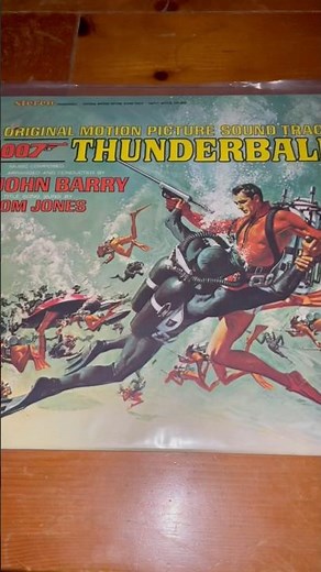 Thunderball - 007 (1965) Original Soundtrack Black Vinyl by John Barry